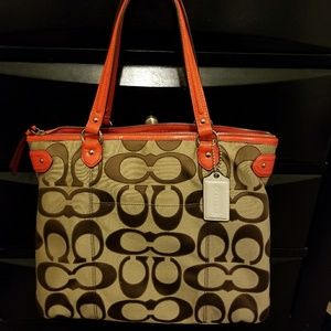 Coach Signature Tote Bag